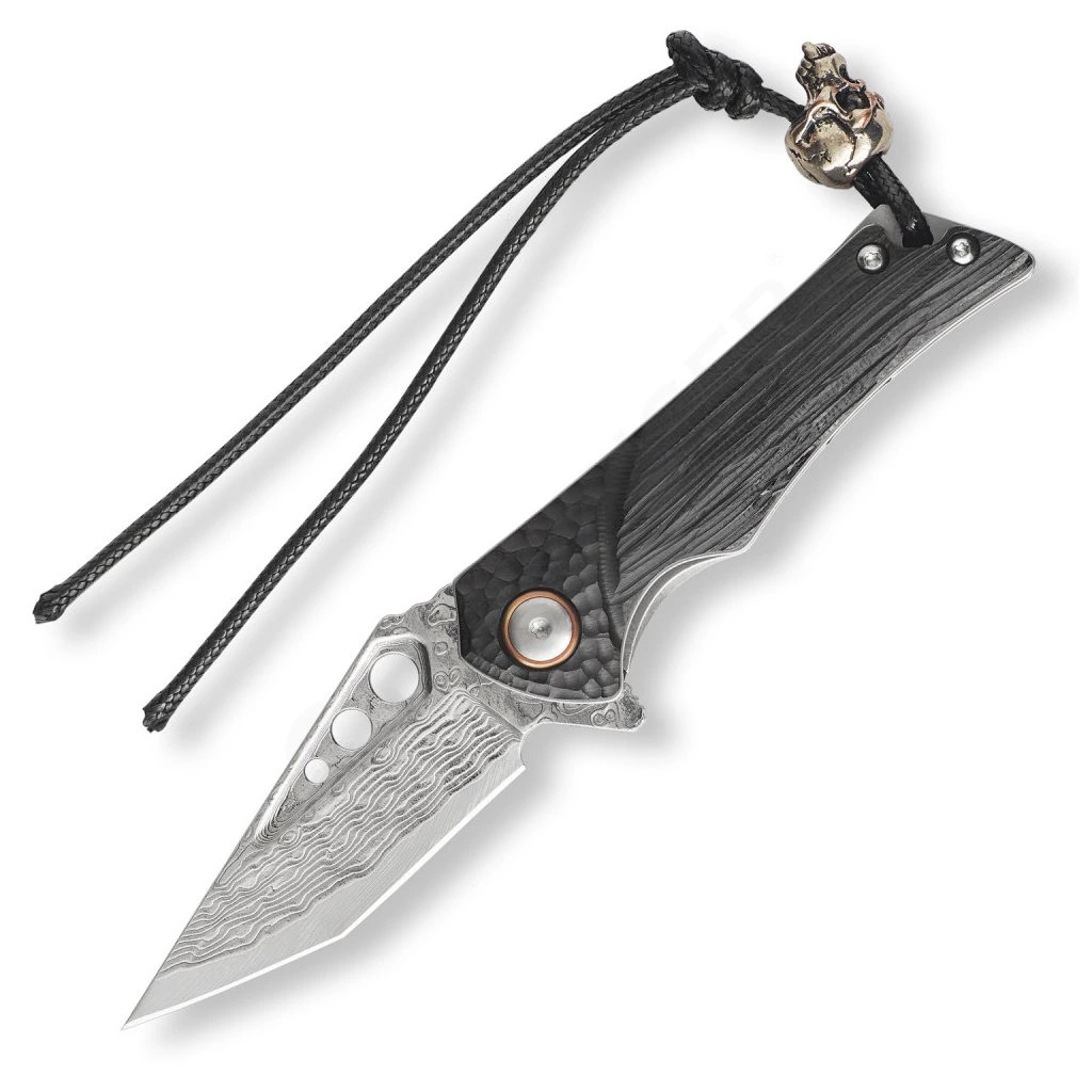 foto Zav�rac� n�� tanto Dellinger Ebony Silver, dama�ek VG-10 & d�evo Wenge